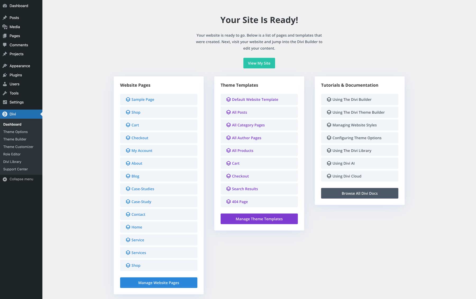 Branding Coach starter site for Divi