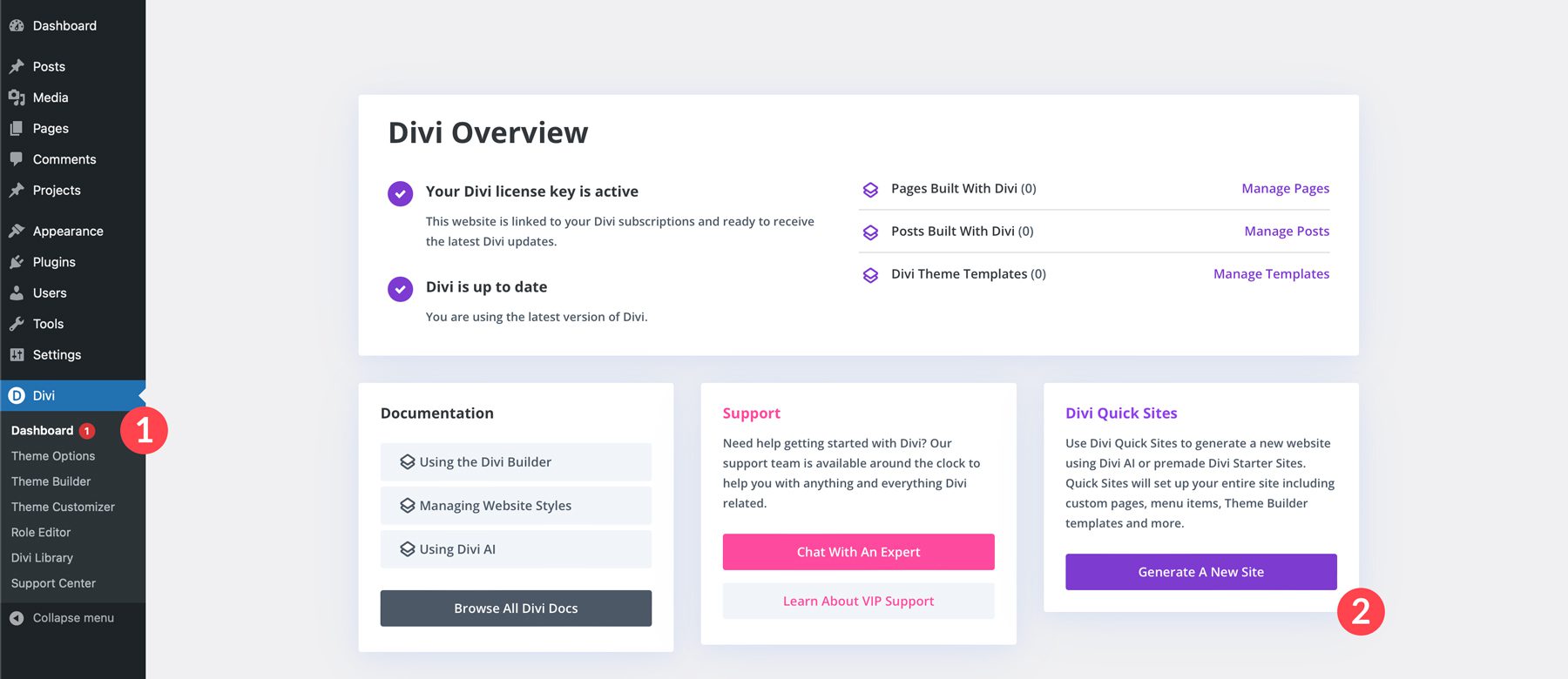 Branding Coach starter site for Divi