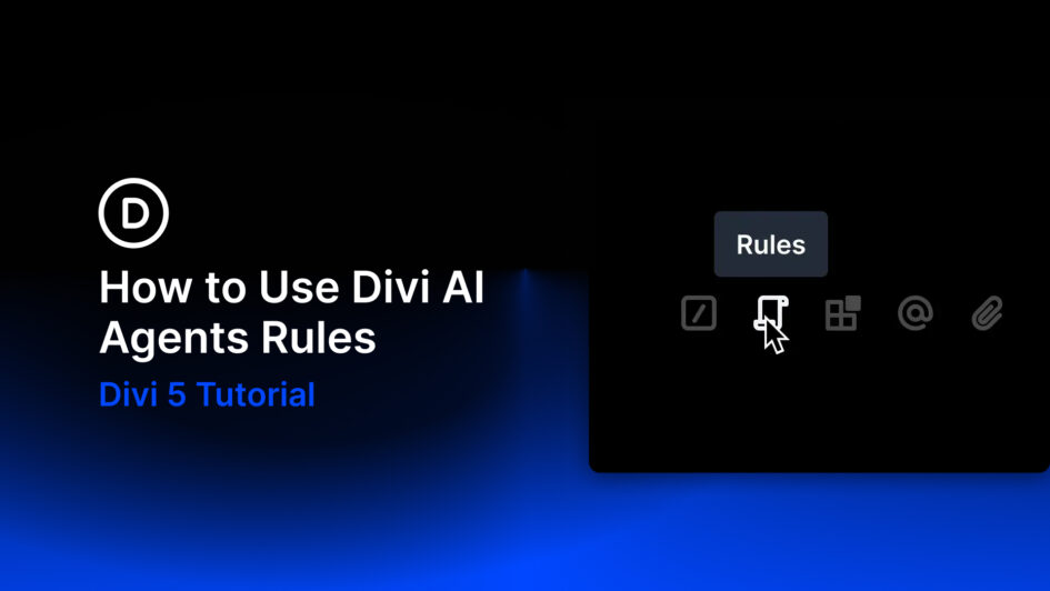 How to use divi ai agents rules featured image