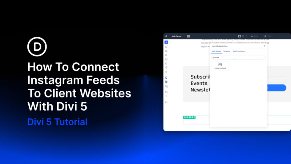 Divi 5 connect instagram feeds to client websites ft img 3