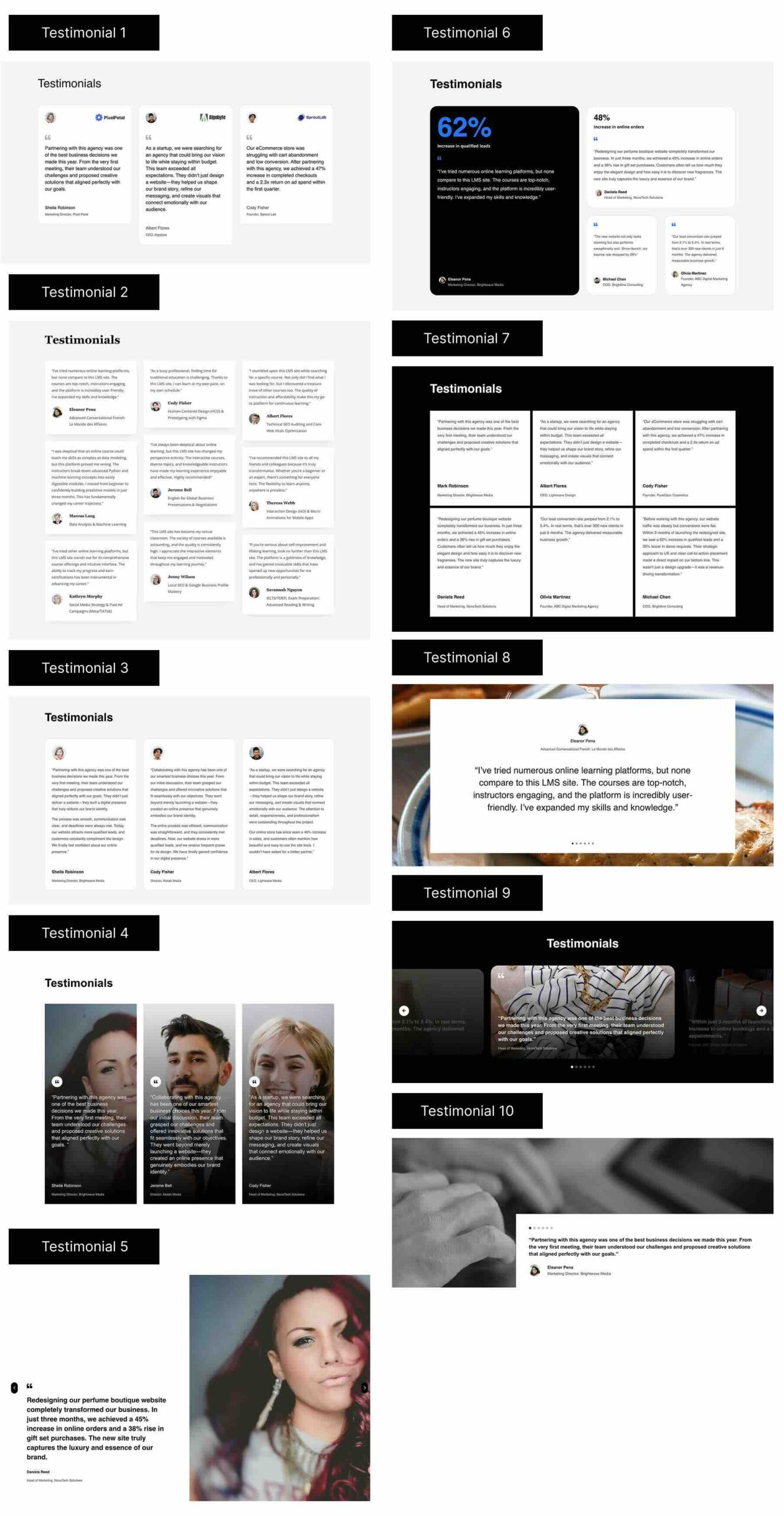 Testimonial Designs For Divi 5