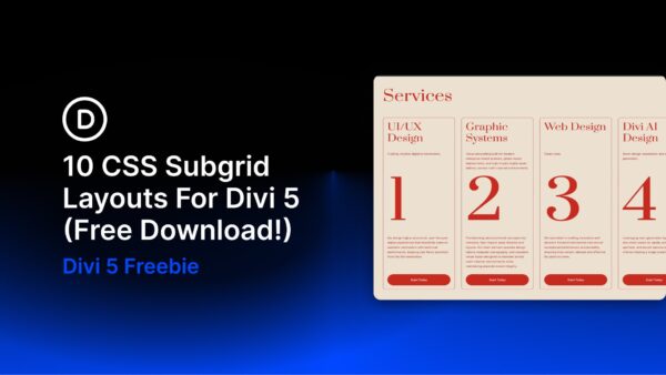 10 css subgrid layouts for divi 5 free download